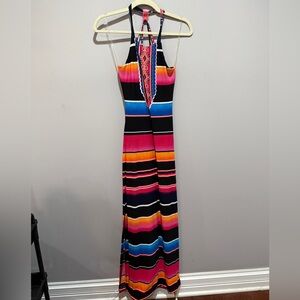 Fashion Nova Black Stripe Dress